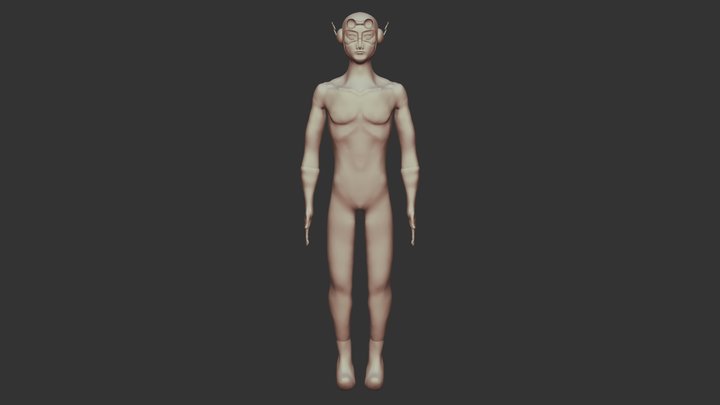 Kid Flash_High Poly Final 3D Model
