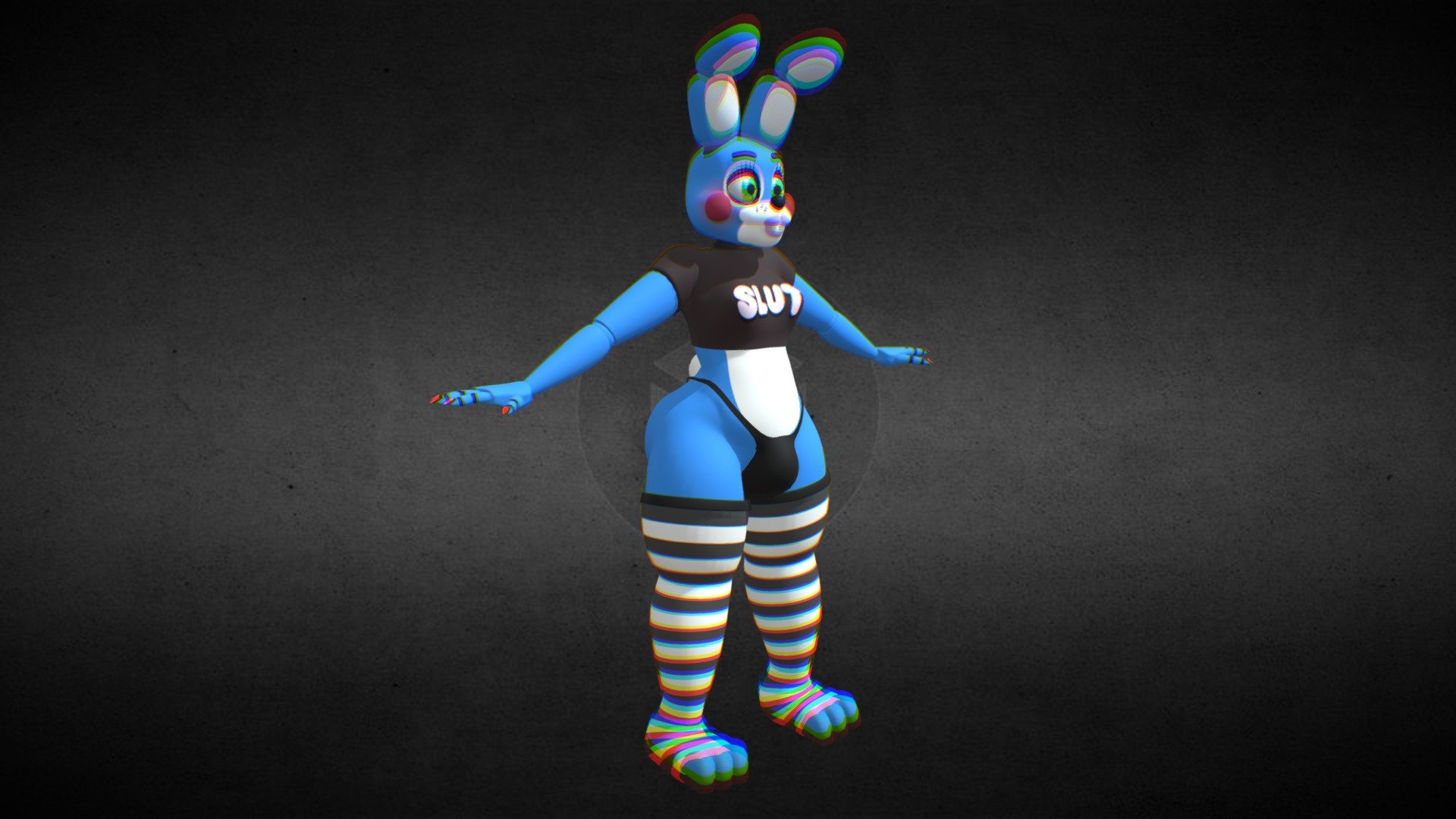 Rckke Toy Bonnie Clothes - Download Free 3D model by ~°H°C°A°E°P~  (@Uwantmyteddybear) [67c58a8]
