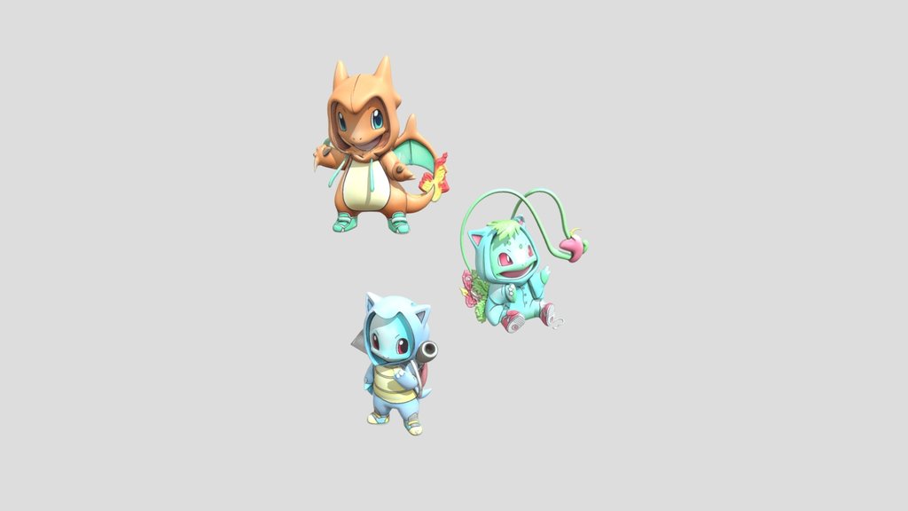 Kanto Starter Trio