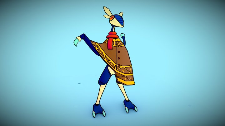 MANTIS 3d character 3D Model