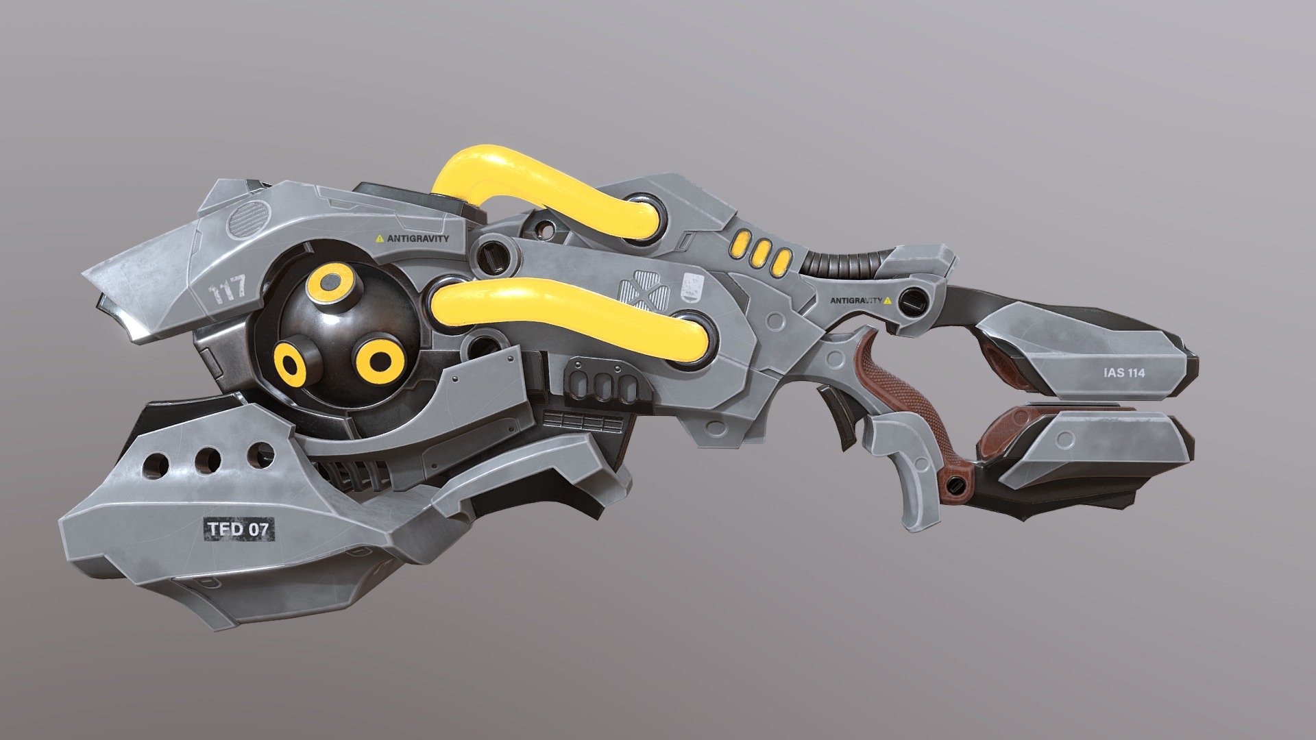 Gravity Gun 3D model by Alex (i.aleksey.yakovlev) [67c6b99] Sketchfab