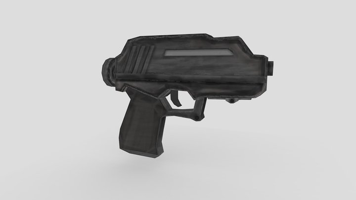 Clone Wars DC-17 3D Model