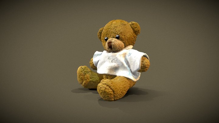 Teddy Bear (High-Poly) 3D Model