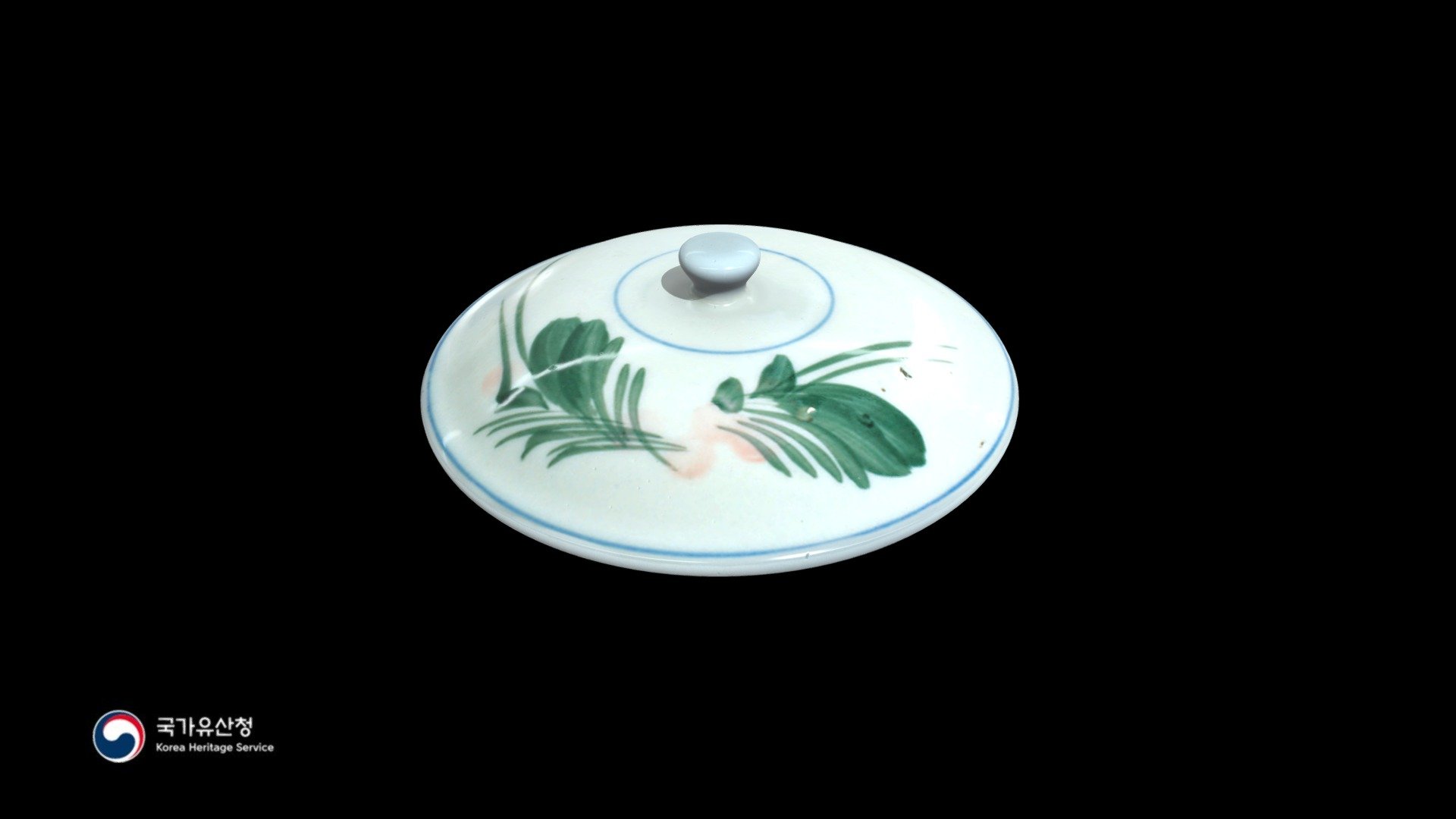 Unhyun_ White Porcelain Lid - Download Free 3D Model By KOREA HERITAGE ...