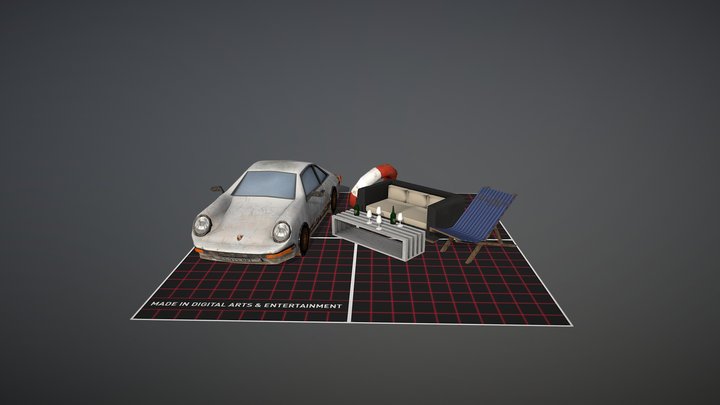 DAE 5 Finished props - By the ocean 3D Model