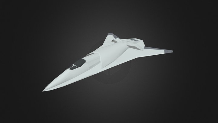 European 6th gen fighter 3D Model