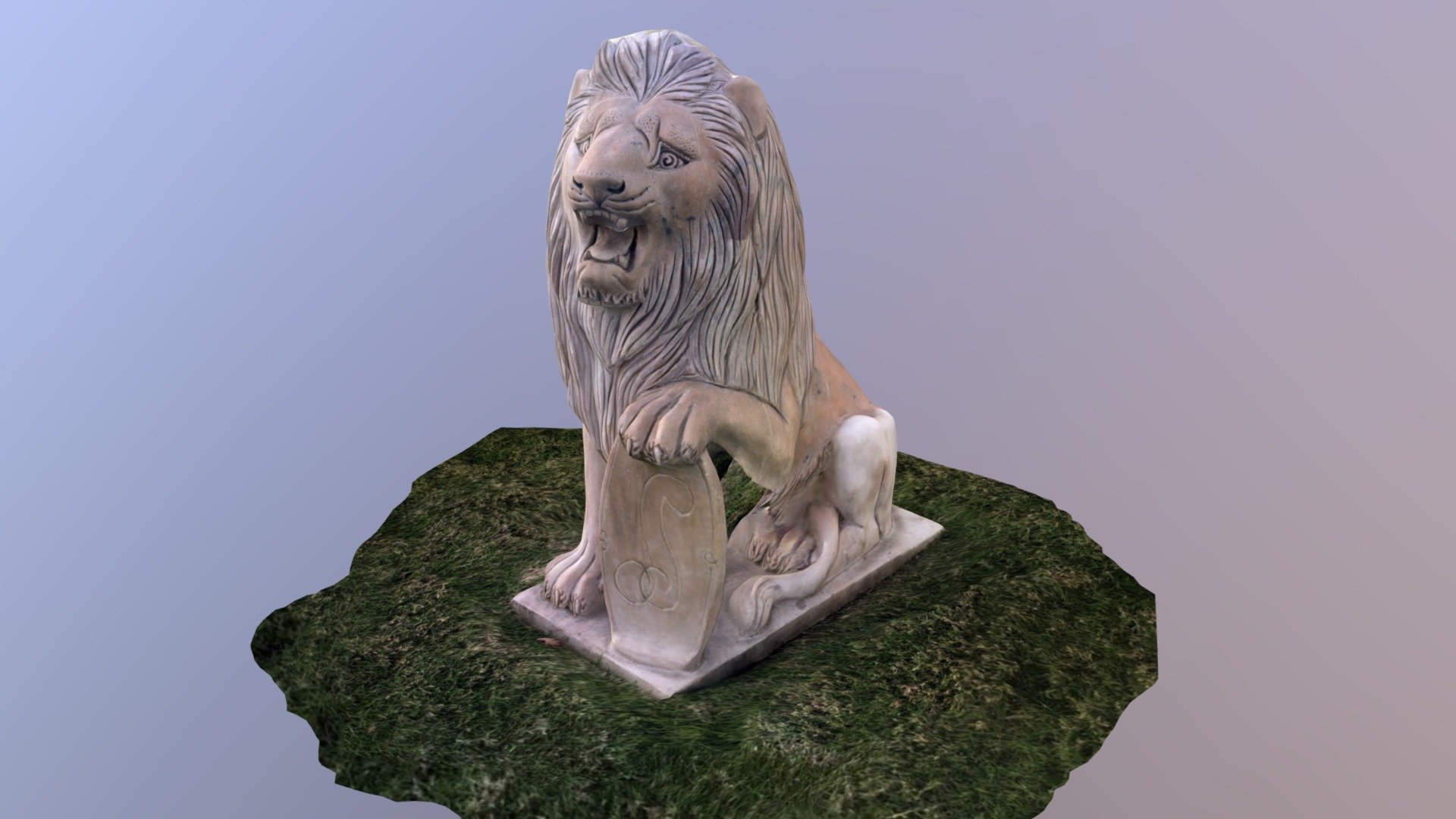 Lion statue