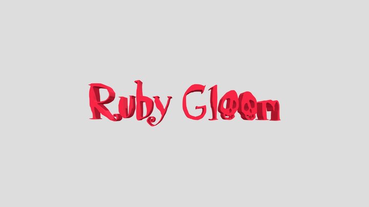 Ruby Gloom 3D Model