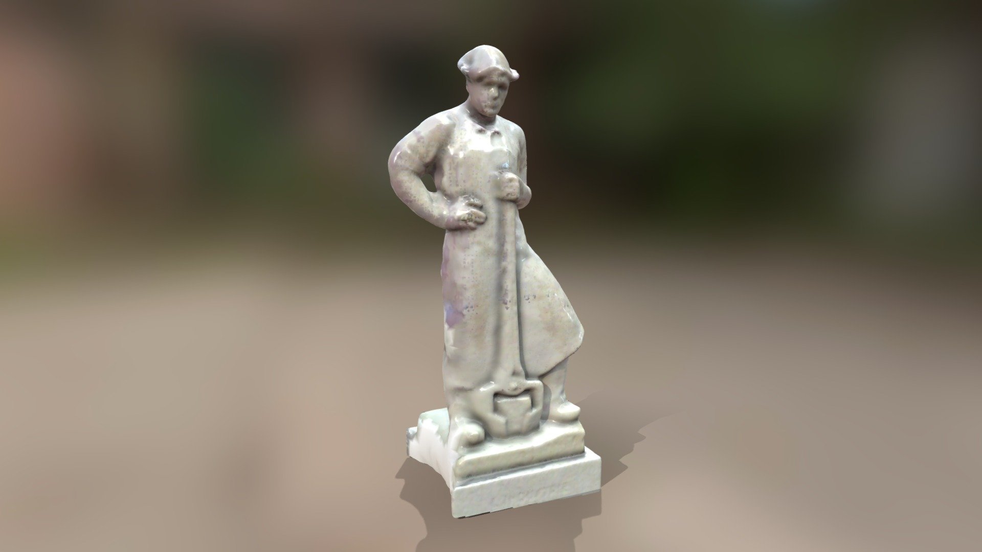 Statue Homme — Sketchfab embed 3D viewer