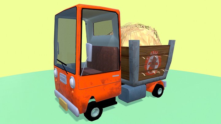 farm  truck 3D Model