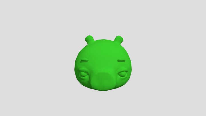 mobile_-_angry_birds_go_-_minion_pig_1 3D Model