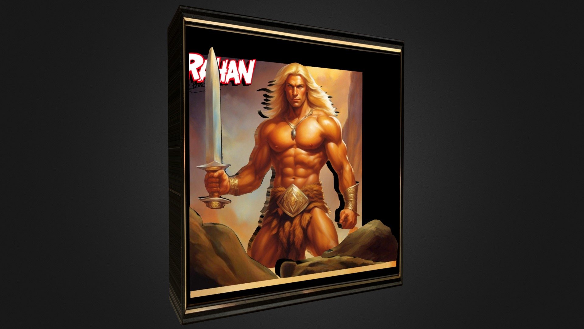 Rahan v7 - 3D model by Art-Conan [67cd47e] - Sketchfab