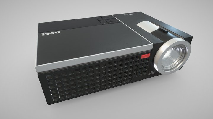 Projector Dell 1610HD 3D Model