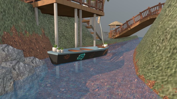 DAE Diorama - By the ocean 3D Model