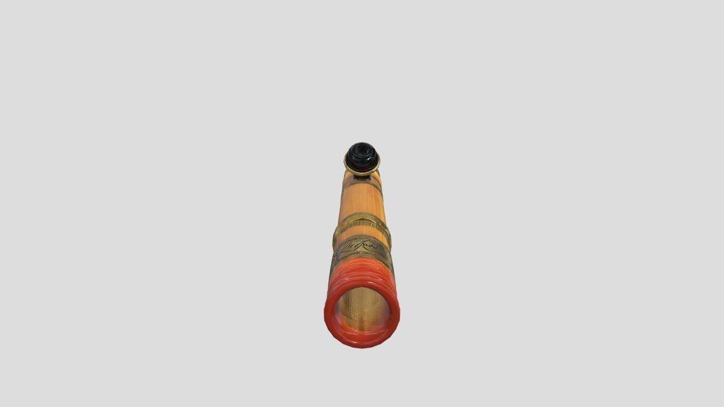 Traditional Vietnamese Bamboo Pipe (Điếu Cày)