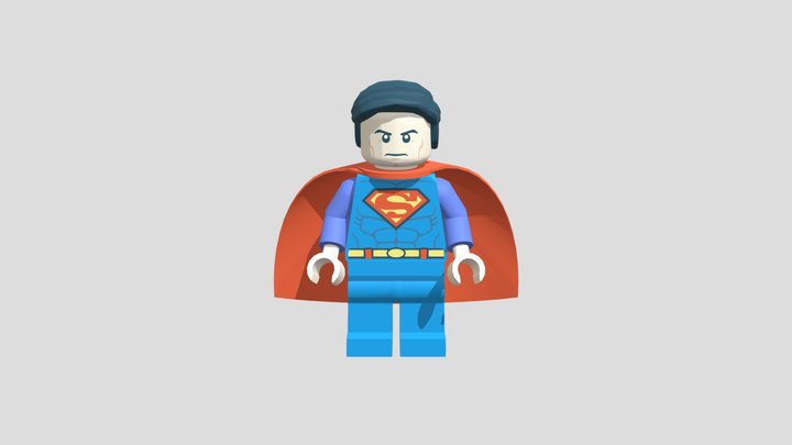 Superman LEGO Model 3D Model