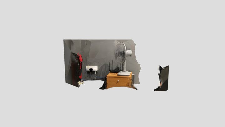 Fan On Chest Of Drawers -Scan 2023-04-26 3D Model