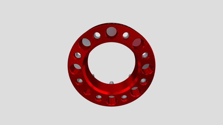 8 On 6 5 Wheel Spacer 3D Model