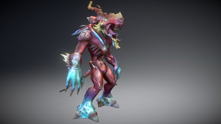 Marine_Monster 3D Model