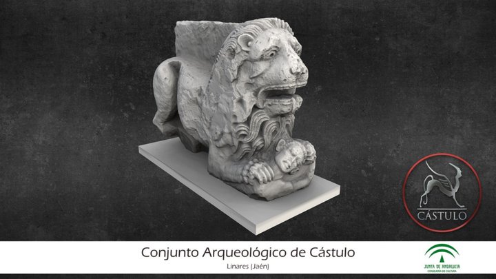 León del Monumento de la Muralla Norte 3D Model