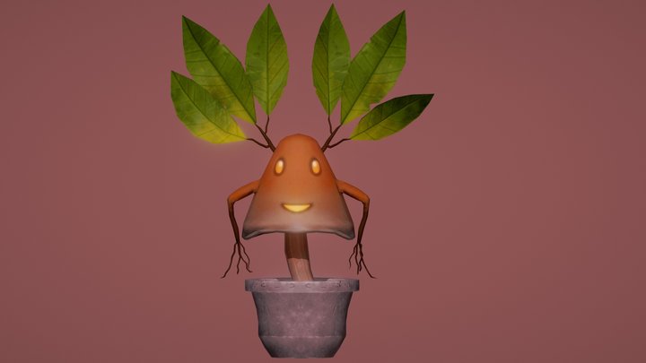 August the Musroom/Plant 3D Model