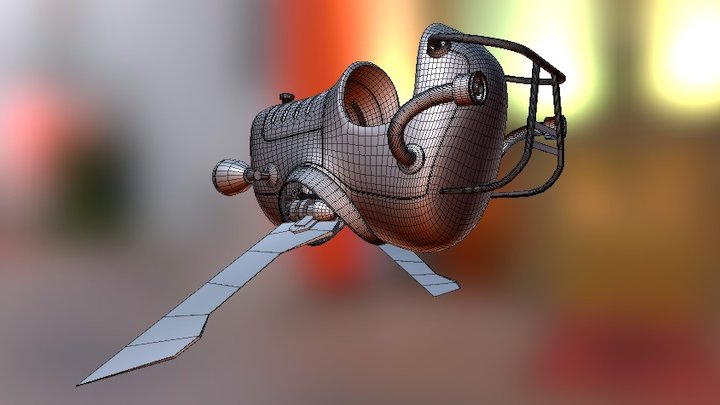 Plane Concept 3D Model