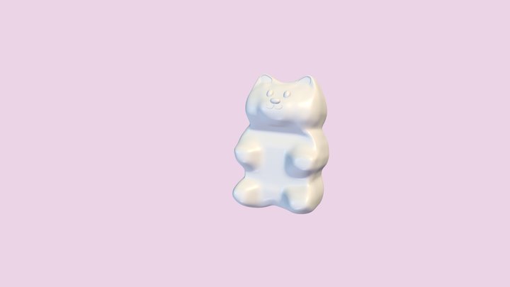 ursinho de goma 3D Model