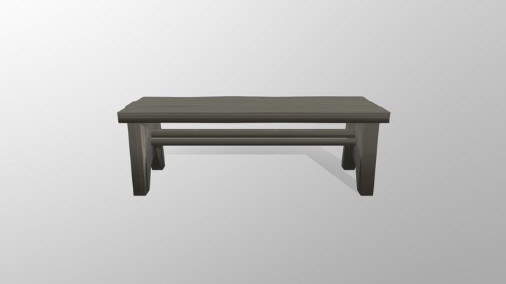 Dungeon Bench 3D Model