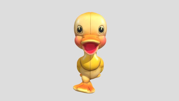 Duckling_compressed_obj – Gratis 3D-model STL