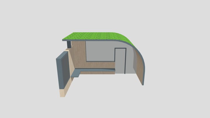 Bus Shelter.obj 3D Model