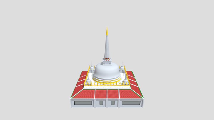วัดพระมหาธาตุ นครศรีธรรมราช ครับ pratat 3D Model