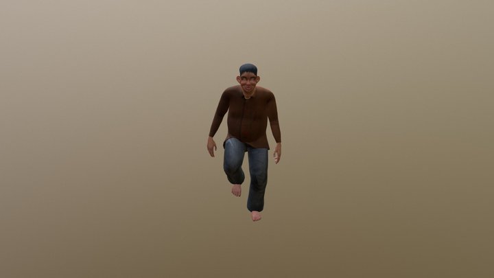 Walking Up The Stairs 3D Model