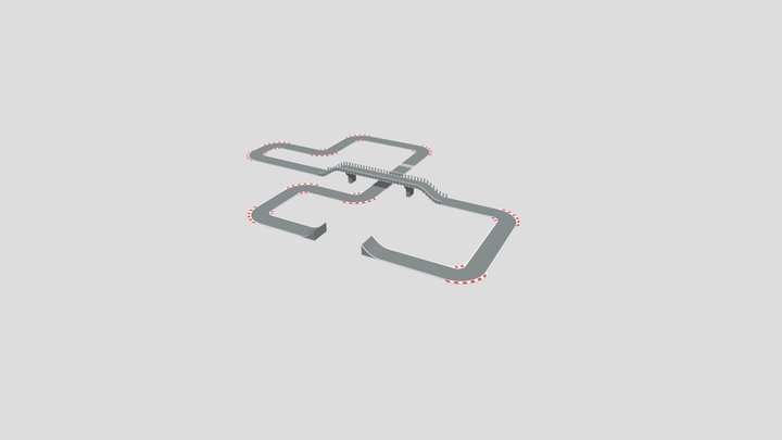 Piste  de Course 3D Model