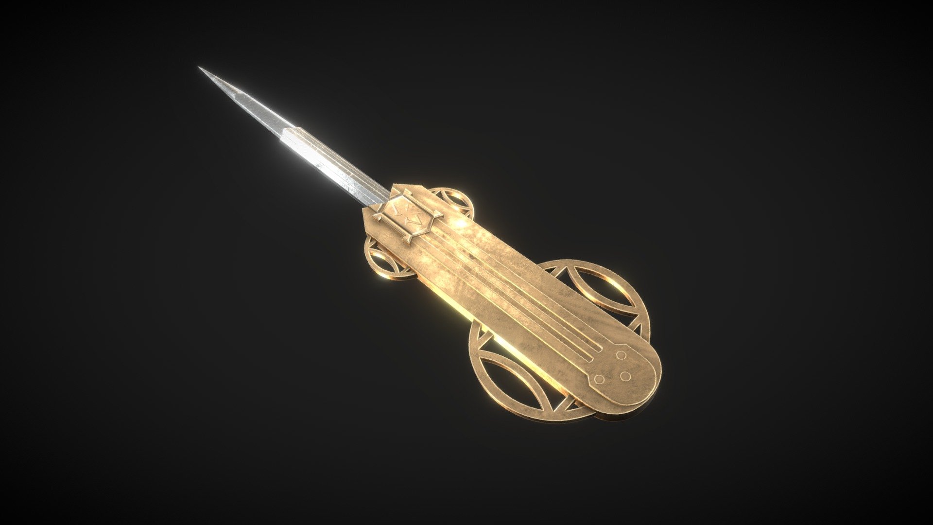 Fichier STL Assassin's Creed Mirage - La lame cachée de Basim (CON SAFE)  👾・Modèle imprimable en 3D à télécharger・Cults