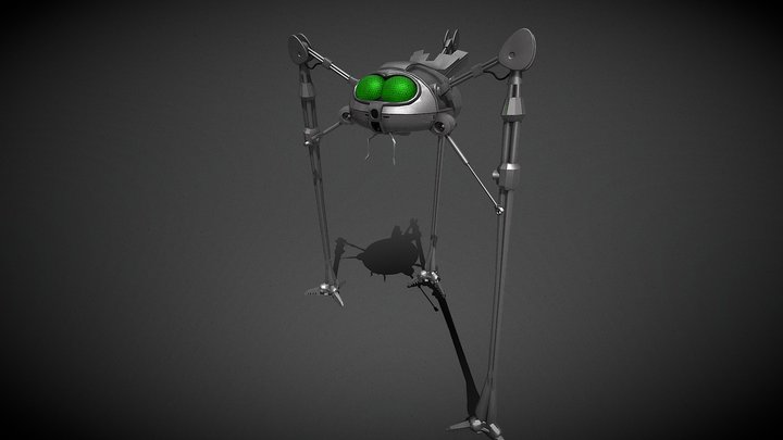 Martian Fightimg Machine 3D Model