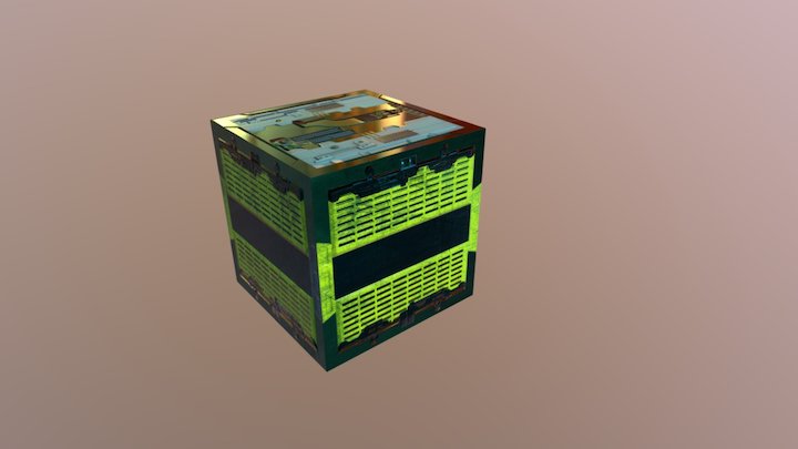Sci-fi Box 3D Model