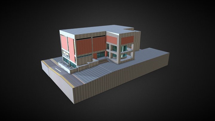 O棟-健身中心 3D Model
