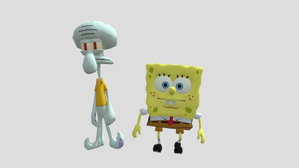 BobAdventureInBikiniBottomSpongebobAndSquidward