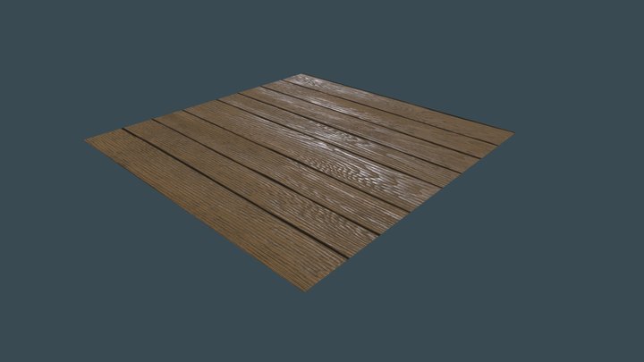 [Texture] Wood planks 3D Model
