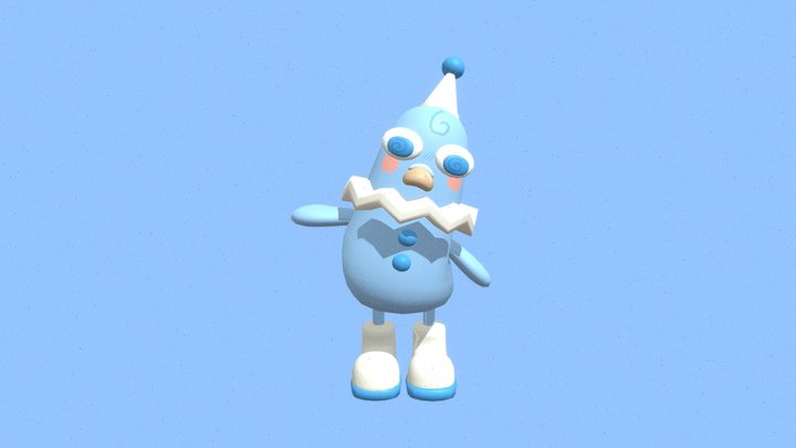 Paloma Payaso 3D Model