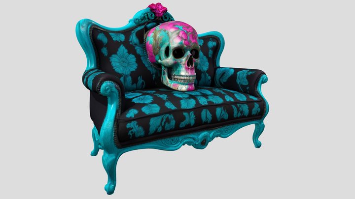 Throne of the Forgotten Bloom - sofa – Modèle 3D gratuit STL