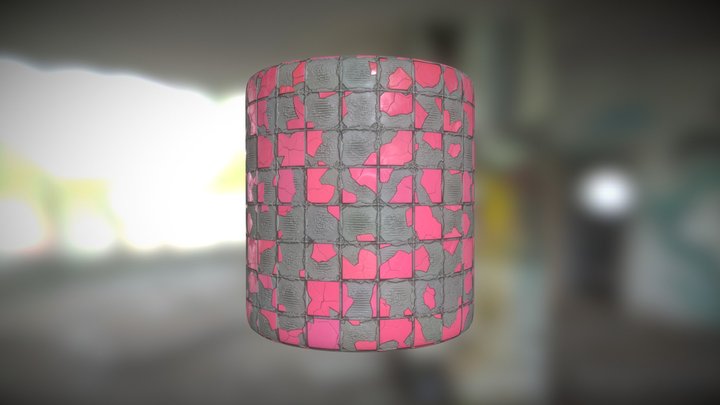 Substance Designer Procedural Tiles Material 3D Model