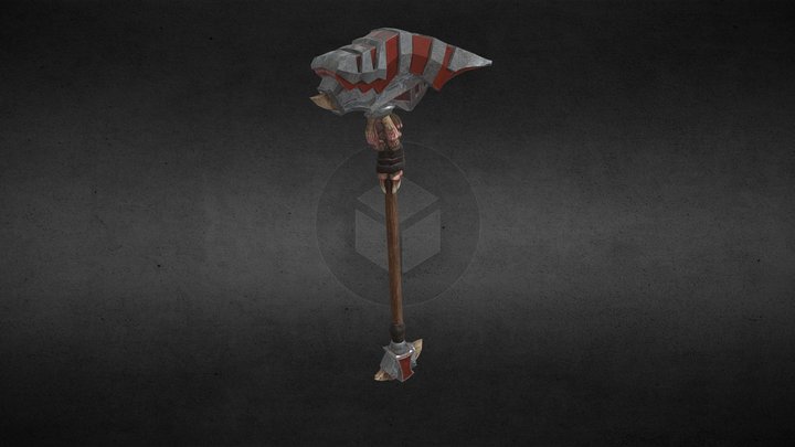 Fantasy Hammer Realistic 3D Model
