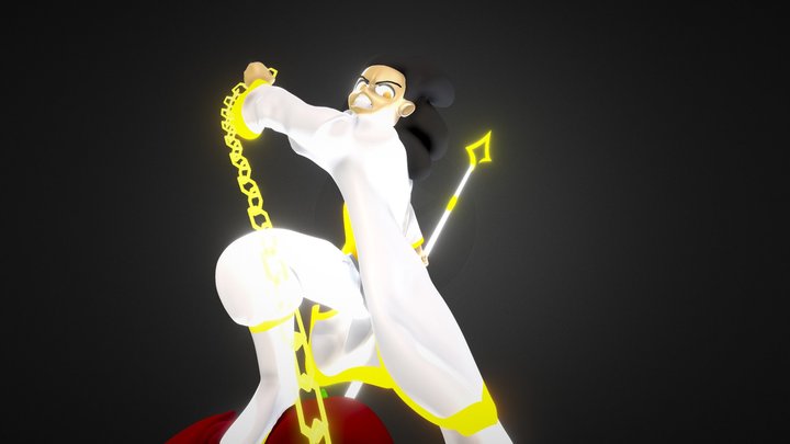 Guardian Star: Roy Mouler Figurine 3D Model