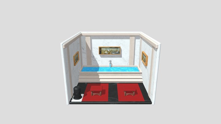 king's bathroom 3D Model