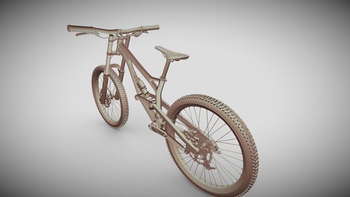 Mountain Bike 3D Model