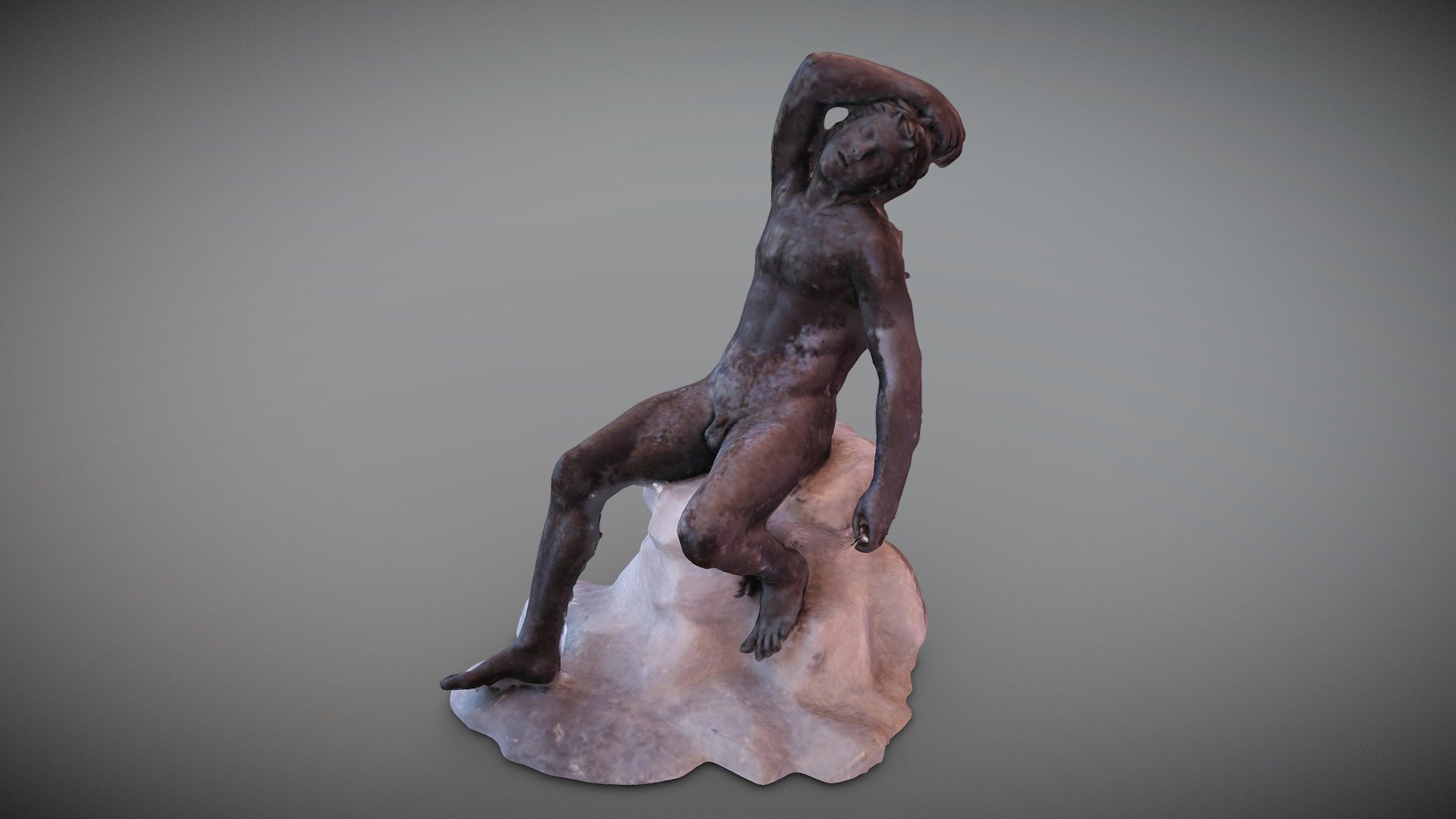 Sleeping Satyr, Ringling Museum Courtyard