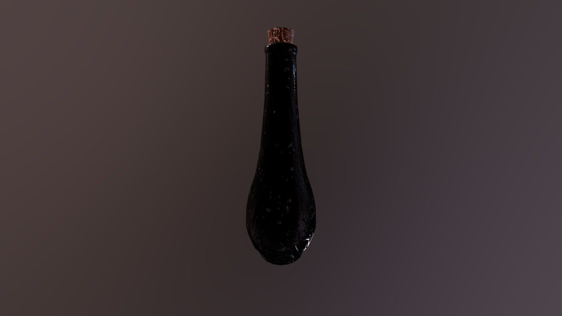 Botella que parece de vino pero es mágica