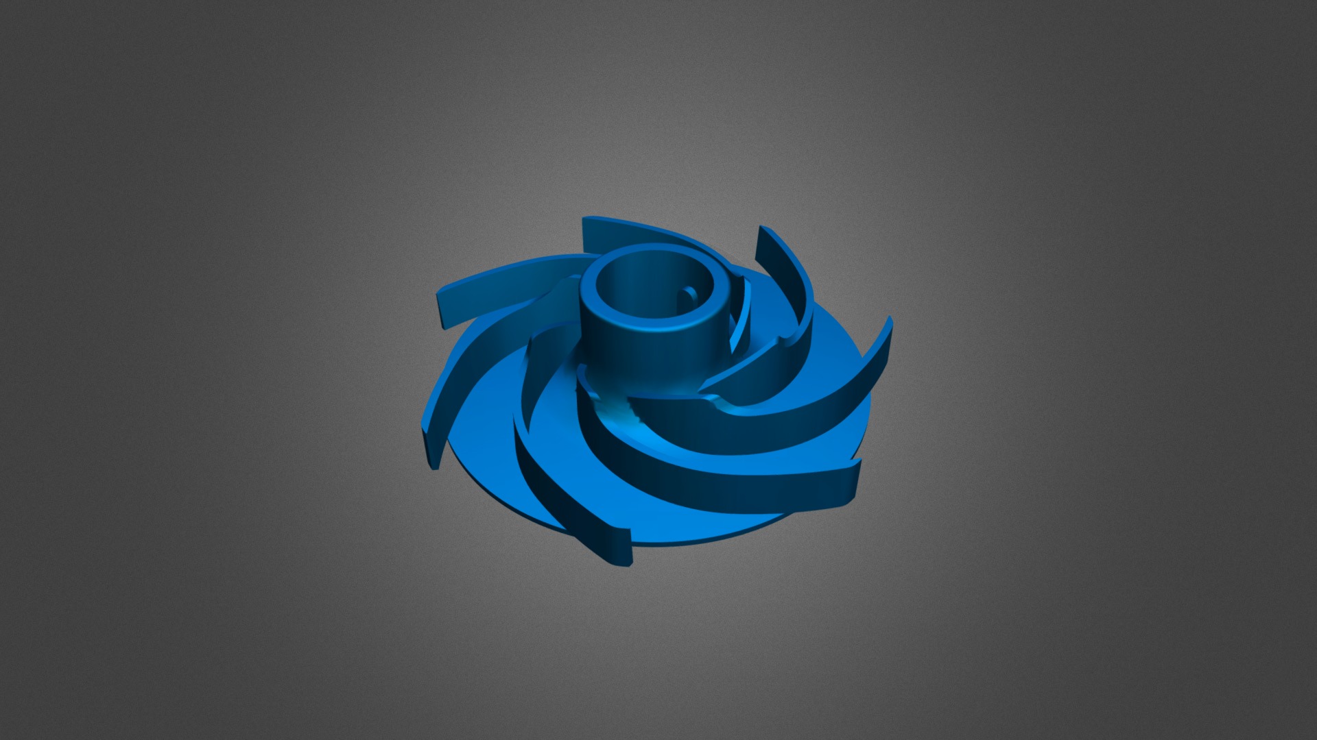 3D model Impeller - This is a 3D model of the Impeller. The 3D model is about logo, company name.