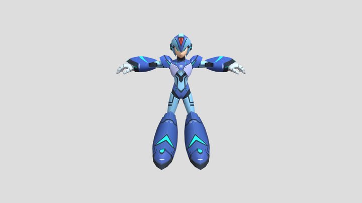 Mobile - Mega Man X DiVE - X MK Ver 3D Model